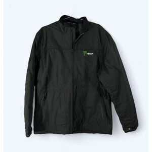 Monster Energy Thermolite Jacket Men's XXL BLACK GREEN READ